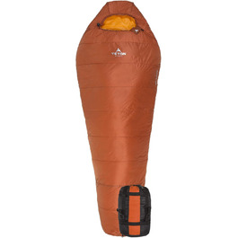 Спальний мішок TETON Sports Altos Ultralight Mummy з компресійним мішком (палений апельсин)