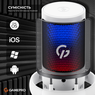 Конденсаторний USB мікрофон GamePro (UGM105W)