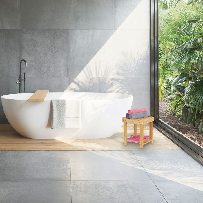 Відпочивальний бамбуковий підніжок для ніг Relaxdays