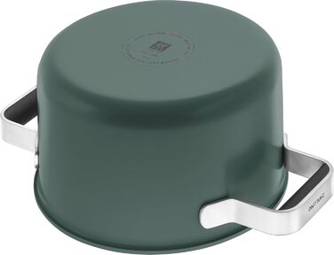Набір посуду ZWILLING PURE, 5 предметів, нержавіюча сталь 18/10, керамічне покриття, Stay-Cool ручки, придатний для миття в посудомийній машині, зелений