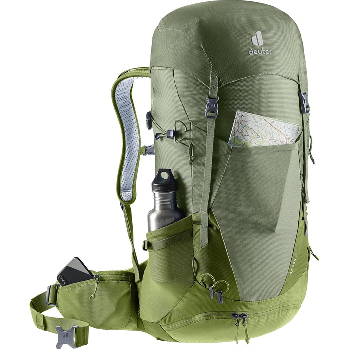 Рюкзак для походів deuter Men's Futura 32 (1 упаковка) Singe (L, хакі-луговий, монохромний)