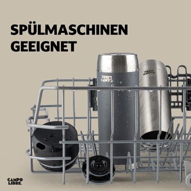 Термокружка Campo Libre® Anto I 450 мл Misty Pink: двостінна, з герметичним клапаном, для кави з собою