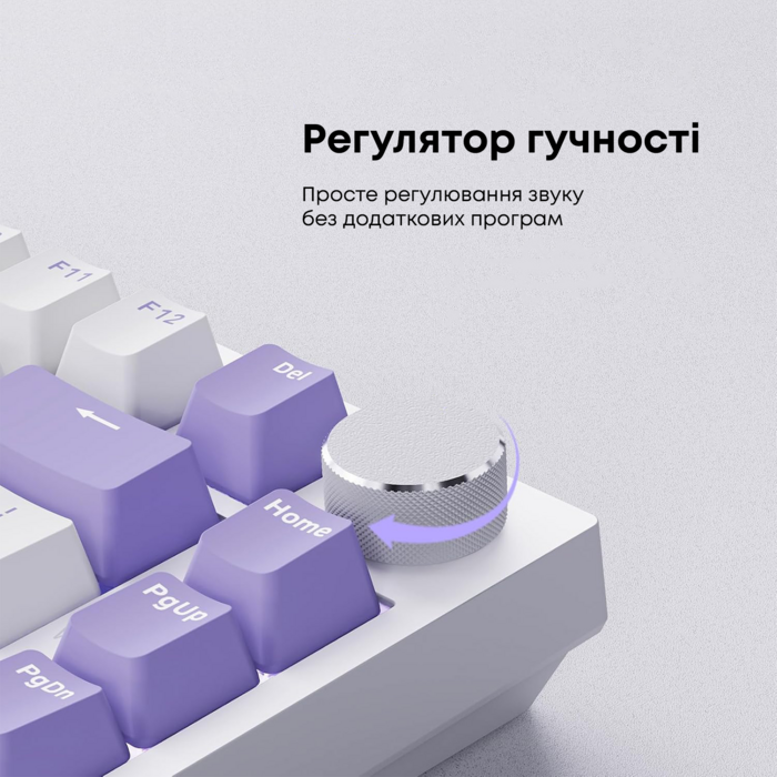 Дротова механічна клавіатура Ajazz AK820 Sea Salt Switch White (AK820-SS-PWB)