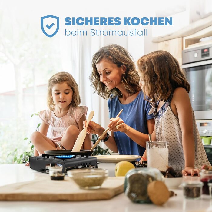 Z.M.C. газовий набір для кемпінгу: 1-ти ремінь, адаптер для LPG, кейс, картриджі 227г, гриль-плита, п'єзозапалювання. Для відпочинку на природі та в приміщенні