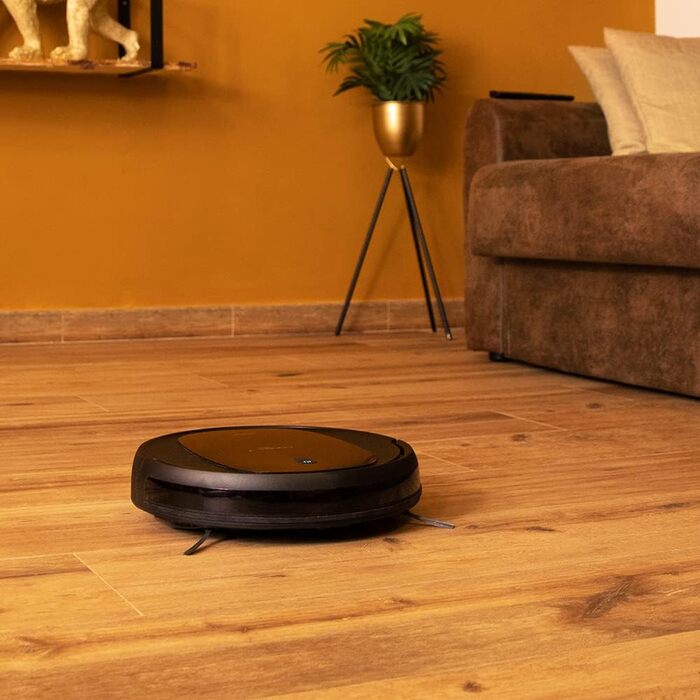 Пылесос робот Cecotec Conga Perfect & Clean Connected Titanium, 2100 Па, 160 хв, 10 режимів, Jalisco Brush, Чорний