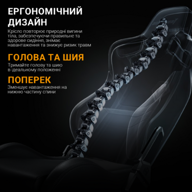 Крісло ігрове Anda Seat Kaiser 2 Pro Grey Fabric Size XL