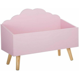 Жива коробка для іграшок Madelon Wood Pink