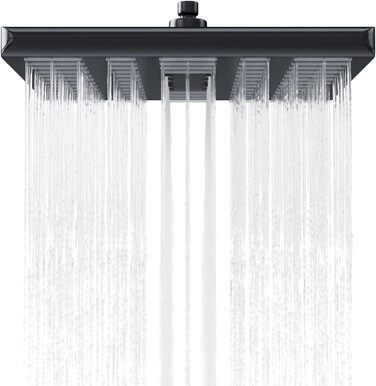 Тропічний душ Вибір кольору ABS Пластикова квадратна душова лійка для тропічного душу, колір чорний