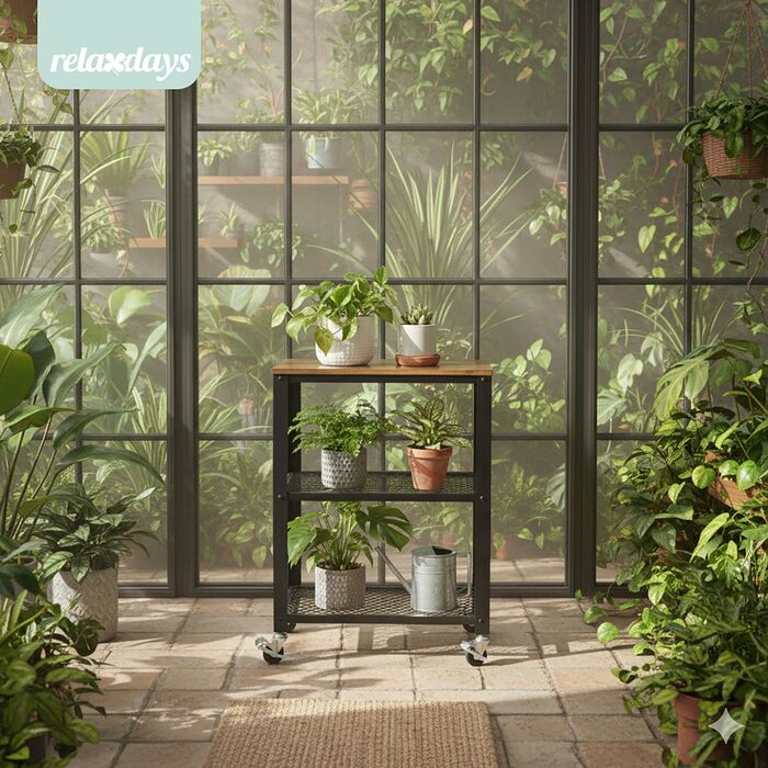 Візок кухонний Relaxdays, 3 ящики