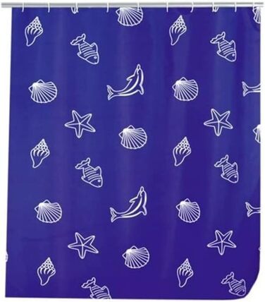 Орка для душу Seaside - високоякісна текстильна тканина, 240 х 180 см 240х180 см, 19183100 шт.