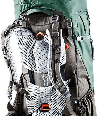 Жіночий трекінговий рюкзак deuter Aircontact Pro 5515 SL Seagreen-coffee