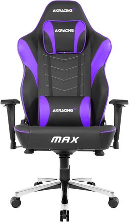 Ігрове крісло AKRacing Master Max, штучна шкіра PU, чорний/індиго, гарантія 5 років