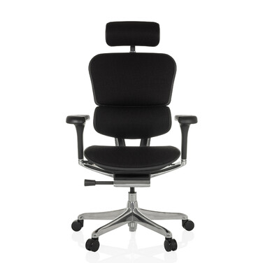 Офісне крісло / Крісло керівника ERGOHUMAN GEN2, тканина, чорний колір, hjh OFFICE