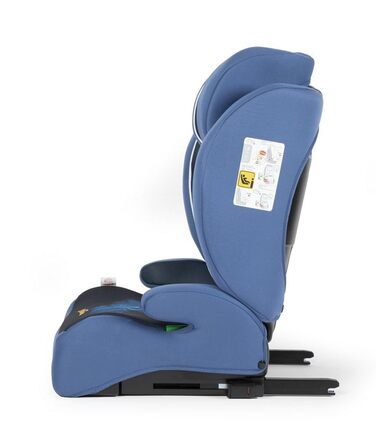 Автокрісло Disney для дівчаток 100-150 см з ISOFIX, з принтами Ельзи, Анни та Олафа (фіолетове)