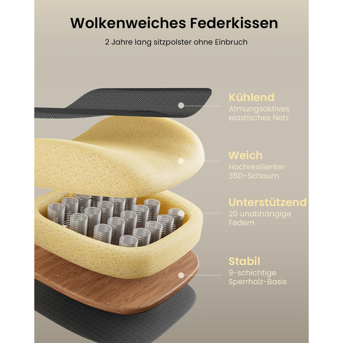 Крісло офісне ProtoArc EC100 чорне з підлокітниками та регульованою спинкою, Mesh, для дому та офісу