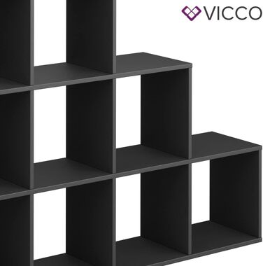 Сходова полиця Vicco, 142,2 x 107,8 см (антрацит)