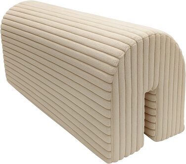 Захист для ліжечка дитячого бортик-подушка від випадання (Бежевий велюр, 50 см)