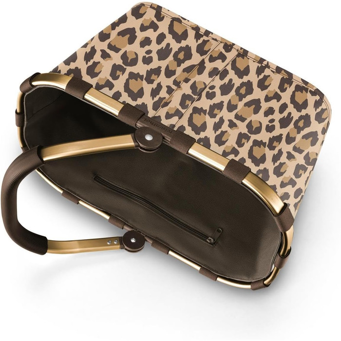 Сумка-шопер Reisenthel Carry Bag Frame Leo Macchiato – містка та стильна з внутрішньою кишенею