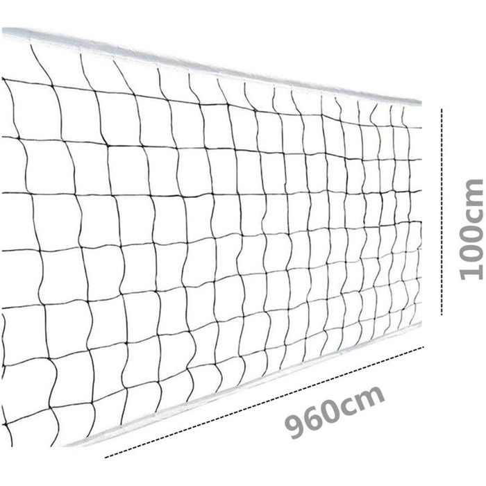 Волейбольна сітка CMLLING, сітка для пляжного волейболу, портативна волейбольна сітка для вуличного двору на задньому дворі.