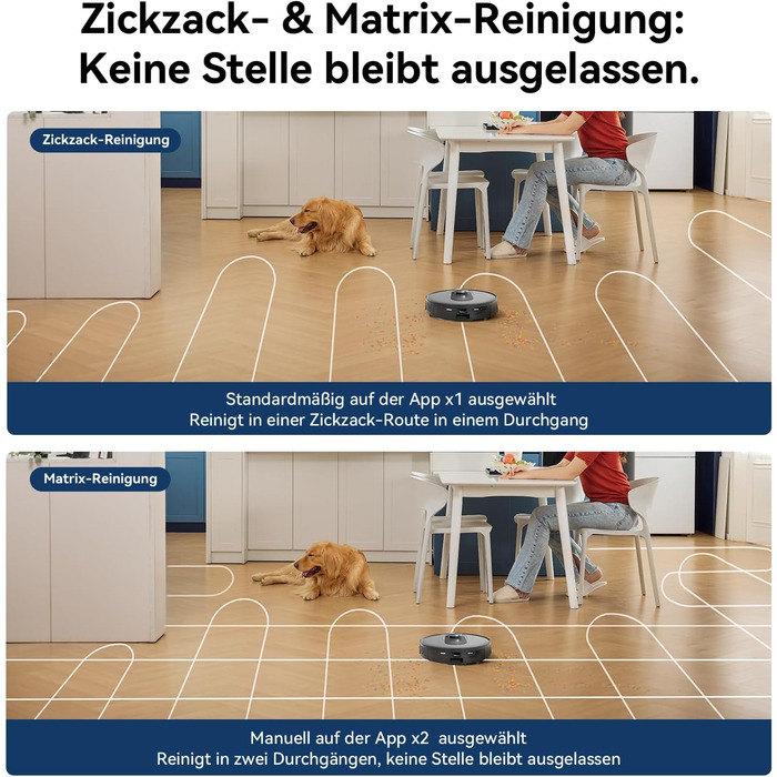 Робот-пилосос Proscenic Q10 з функцією миття, 8000Pa, 200 хвилин роботи, лазерна навігація, керування через додаток, Alexa, Siri, Apple Watch, для підлоги та килима (сірий)