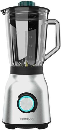 Стаціонарний блендер Cecotec Power Black Titanium 2500MAX Go – 2500 Вт, титанове покриття, 1,8 л, 5 швидкостей + пляшка