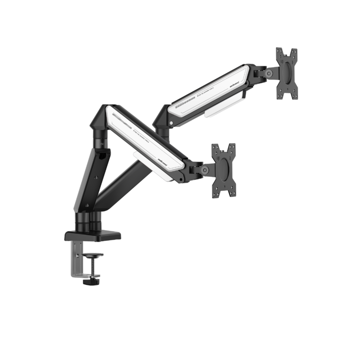 Настільне кріплення для монітора Anda Seat Stealth II Duo 17’’-32’’ Black & White