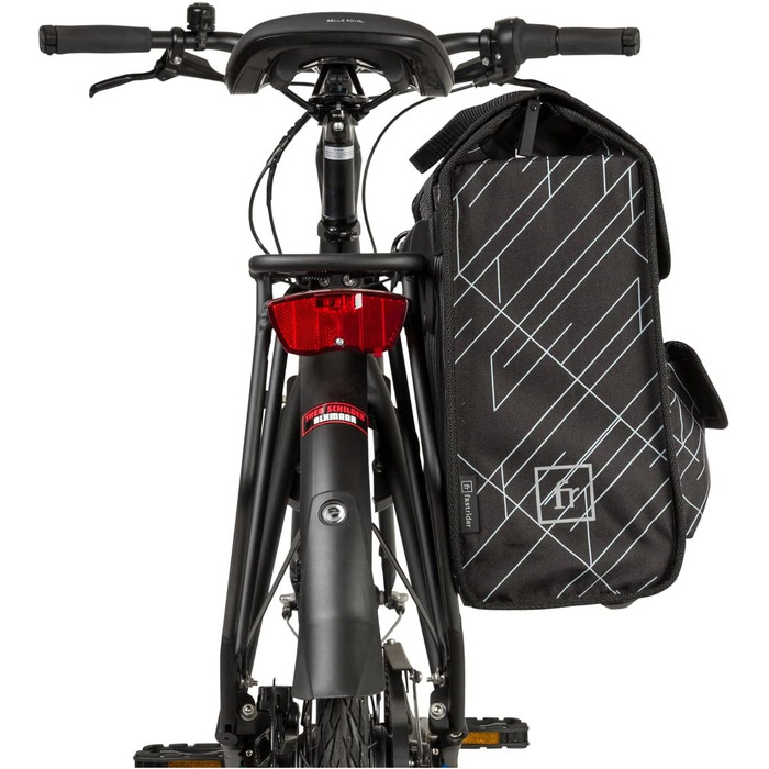 Для багажної полиці, велосипед L Side Bag, світловідбиваючий, легко збирається, Re Think Екологічно чистий матеріал - (23, Dex)