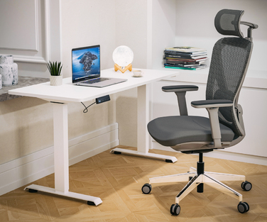 Крісло Mealux Q1 Air Fabric Grey (арт. HF Q-1 F/G)