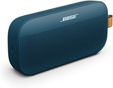Портативна Bluetooth колонка Bose SoundLink Flex 2-го покоління, Outdoor, водонепроникна, пилонепроникна, преміум звук, до 12 годин роботи, обмежене видання (Колір: Демерінґсблау)