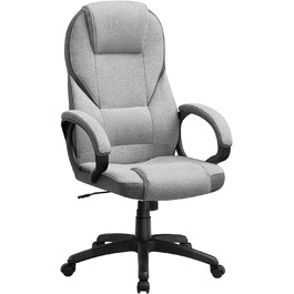 Офісне крісло виконавчого крісла, Dove Grey, 28,7 дюйма Д x 27,6 дюйма Ш x (44,1 дюйма -48 дюймів В) 28,7 дюйма Д x 27,6 дюйма Ш x (44,1 дюйма -48 дюймів В) Голуб сірий, 022G11