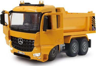 Екскаватор-самоскид JAMARA Mercedes-Benz Arocs 2.4 GHz з дистанційним керуванням, звук двигуна, світлодіоди, повний привід