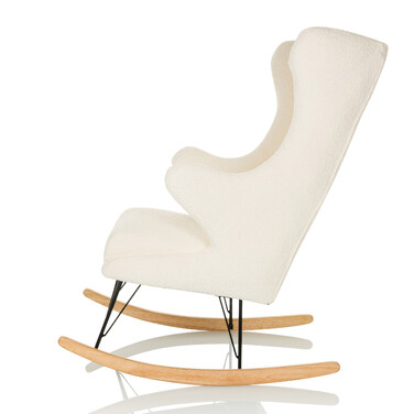 Крісло-шезлонг MAPOON, оббивка Bouclé, білий колір, hjh LIVING