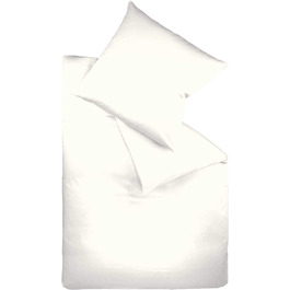 Постільна білизна fleuresse Mako атласна Кольори колір натуральний білий 1109 Розмір 240 х 220 см 2 наволочки 80 х 80 см