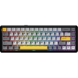 Дротова магнітна клавіатура Ajazz AK680 MAX Magnetic switches Black Gray Yellow (AK680-M-BGY-AW)