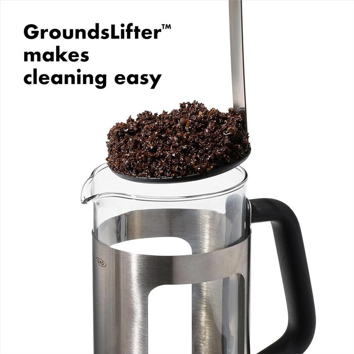OXO French Press з нержавіючої сталі - 900 мл, кавомашина