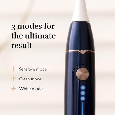 Електрична звукова зубна щітка Silk'n SonicYou з акумулятором на 300 днів (темно-синій)