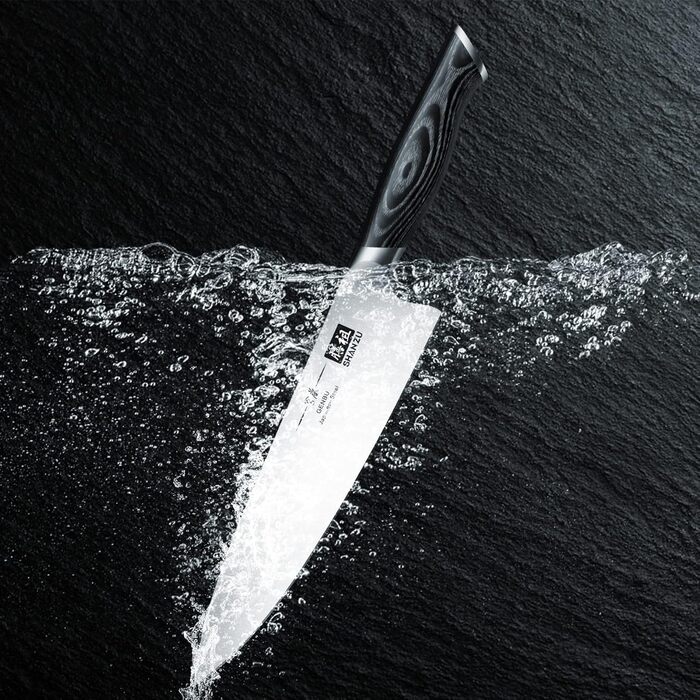 Ніж кухарський SHAN ZU 20 см з високоякісної нержавіючої сталі з ергономічною ручкою K133