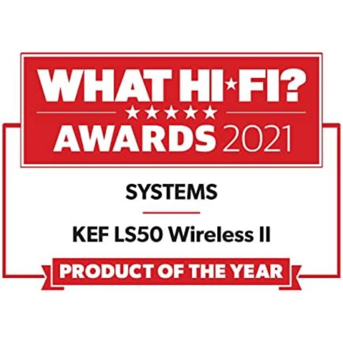 Активна колонка KEF LS50 Wireless II, білий, HDMI, Airplay 2, Bluetooth, Spotify, Tidal