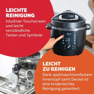 Instant Pot Plus 9-в-1: Мультикухня, 5.7 л, нержавіюча сталь – мультиварка, скороварка, рисоварка, йогуртниця, су-вид, стерилізатор, підігрівач