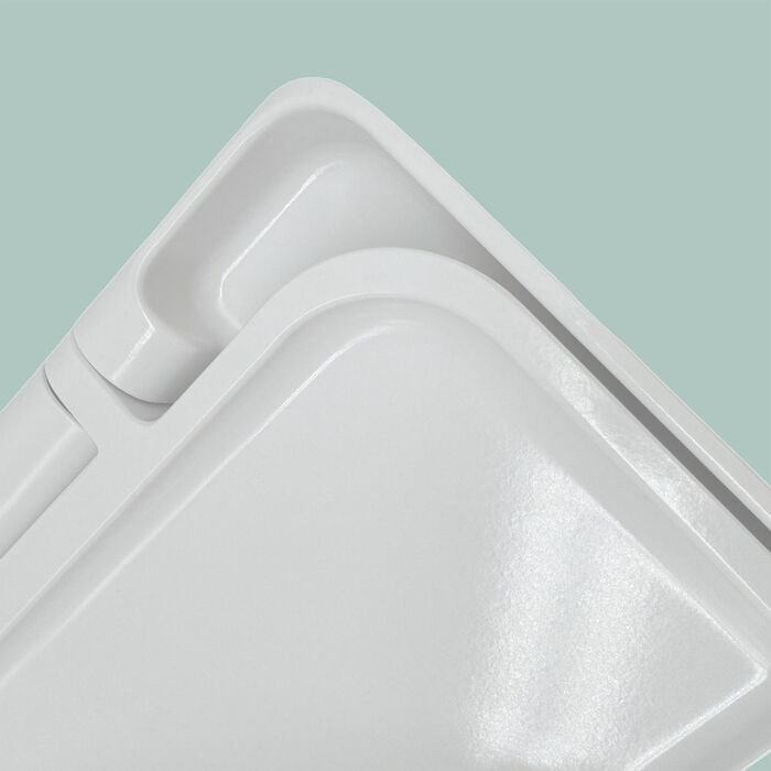 Кришка для унітазу Relaxdays з плавним закриванням