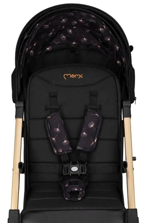 Дитячий прогулянковий візок MoMi Estelle Dakar, чорний, до 22 кг, з аксесуарами