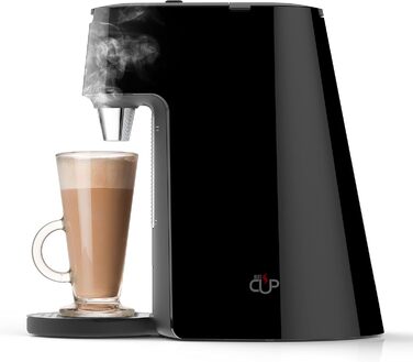 Breville HotCup - дозатор гарячої води 3 КВт, регульована висота чашки, 1,7 л, чорний, блискучий, VKT124