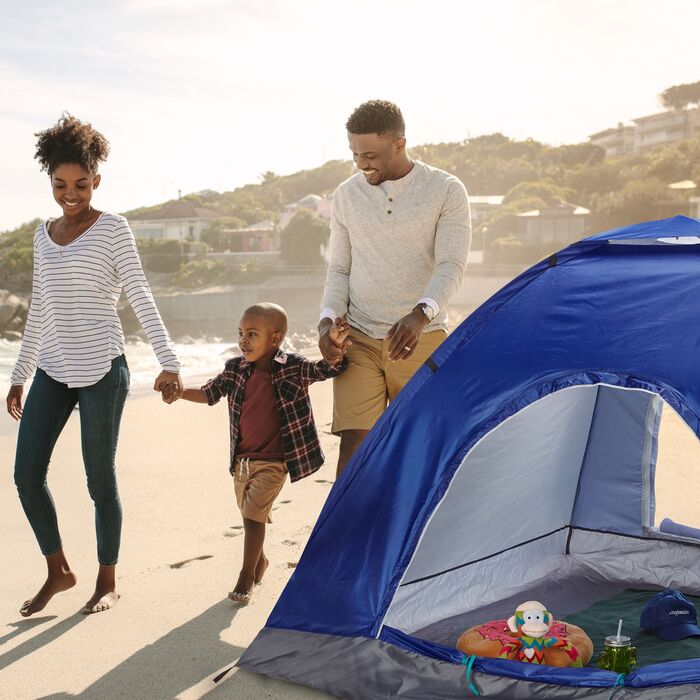 Намет Relaxdays для пляжу - Розкладний