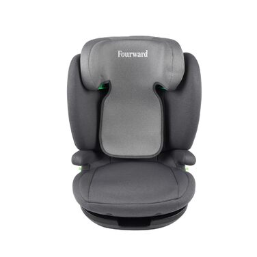 Автокрісло Fourward Baby 360° - ISOFIX, 0+1/2/3, 9-36 кг, 5-точкова система безпеки, сірий колір