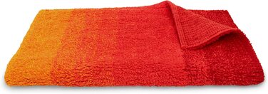 Кольоровий килимок для ванної Dyckhoff-100 органічна бавовна-1500 г / м2 - 544 662 шт. (70 х 120 см, червоний)