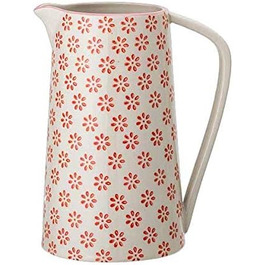 Кружка Bloomingville Susie Retro, керамічна, червона, 800 мл, 17 см висота