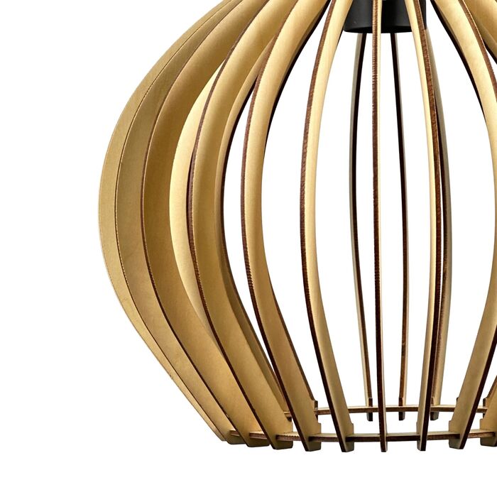 Підвісна лампа Relaxdays з дерев'яними плафонами