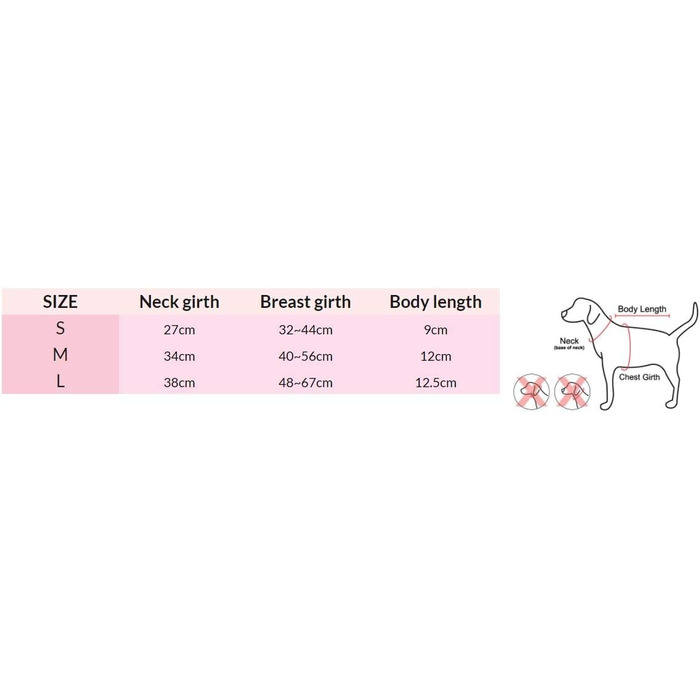 Неонова шлейка для собак Puppia (рожева, S) - легка, м'яка, антирозтяжна, багато кольорів