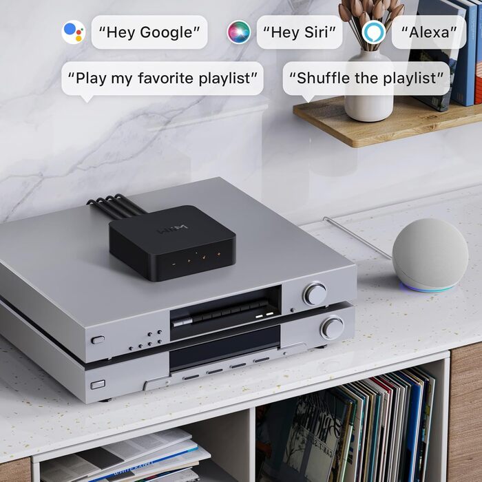 Сумісність з Alexa/Siri/Google, 2, Chromecast Audio, Multiroom Streamer, Hi-Res Audio