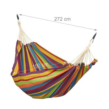 Гамак Relaxdays XXL з бавовни